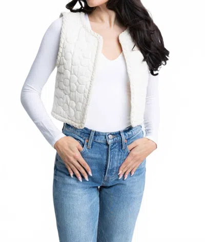 Karlie Naima Vest In Ivory In Neutral