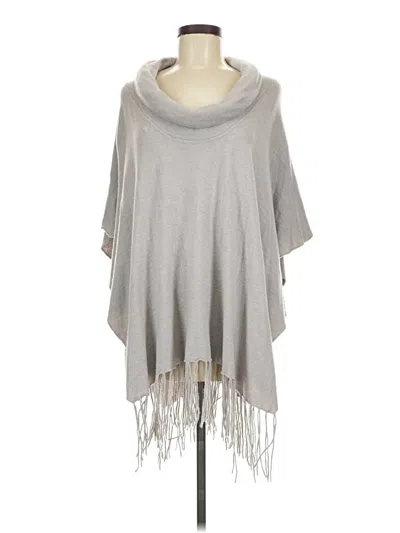 Pre-owned Karlie Poncho In Gray