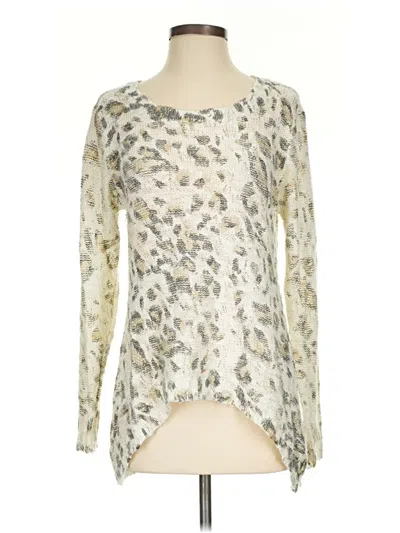 Pre-owned Karlie Pullover Sweater In Silver