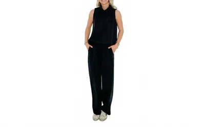 Karlie Scuba Solid Pant In Black