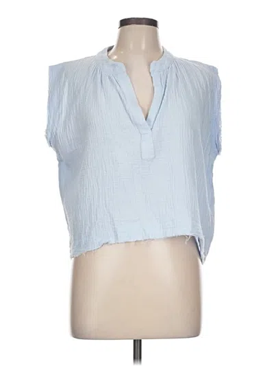 Pre-owned Karlie Sleeveless Blouse In Blue