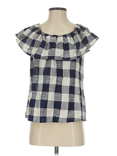 Pre-owned Karlie Sleeveless Blouse In Blue