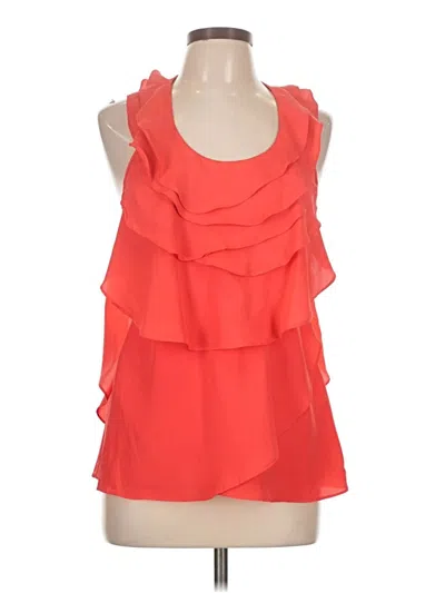 Pre-owned Karlie Sleeveless Blouse In Orange