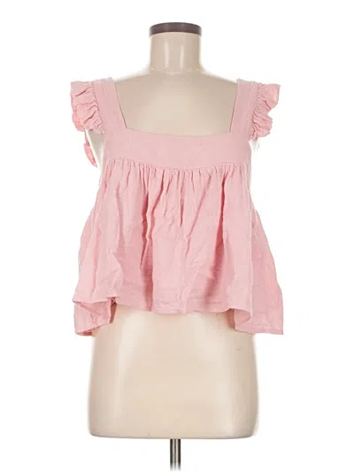Pre-owned Karlie Sleeveless Blouse In Pink