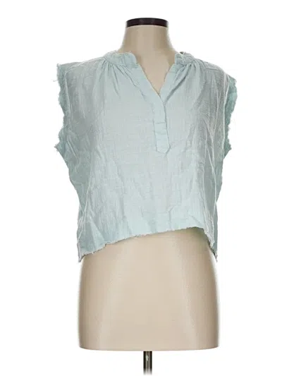 Pre-owned Karlie Sleeveless Blouse In Teal
