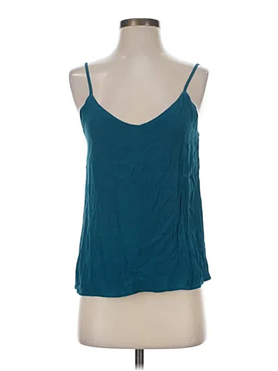 Pre-owned Karlie Sleeveless Top Teal Scoop Neck Tops