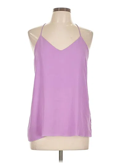 Pre-owned Karlie Tank Top Purple Halter Neckline Tops