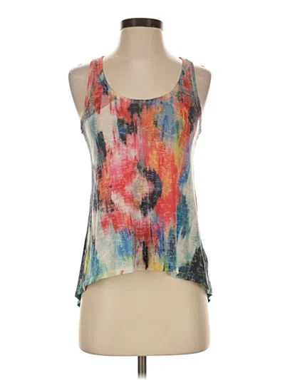 Pre-owned Karlie Tank Top Silver Halter Neckline Tops