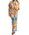Karlie Tropical Island Fruit Pants In Multi In Multi