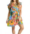 Karlie Tropical Island Fruit Stitch Peter Pan Dress In Multi In Multi