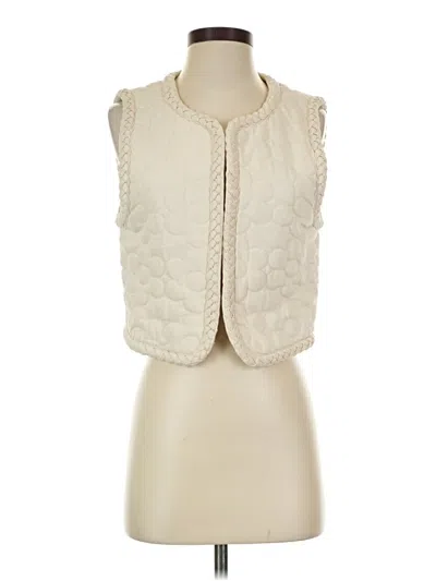 Pre-owned Karlie Vest In Ivory