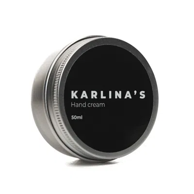 Karlina's White Hand Cream In Gray