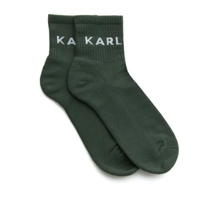 Karlina's Women's Signature Socks In Moss Green