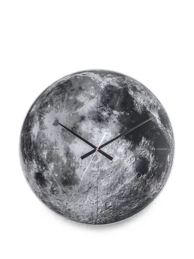 Karlsson Moon-print Wall Clock In Multi