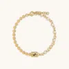 Karma And Luck Adventurous Optimist Sagittarius Citrine Bracelet In Gold