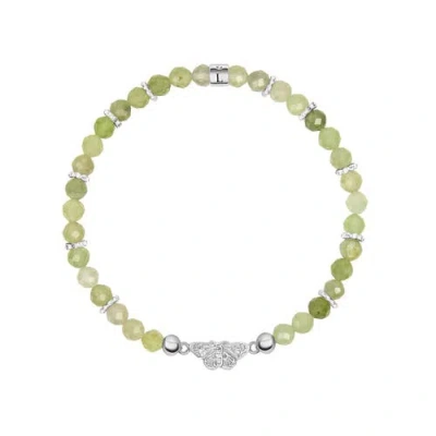 Karma And Luck Blissful Flight Jade Butterfly Bracelet