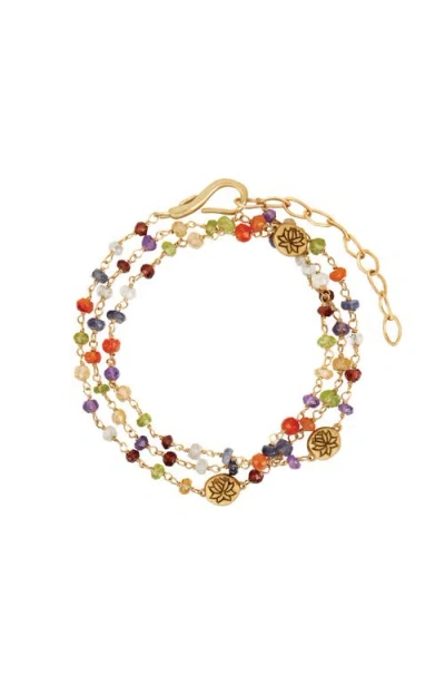 Karma And Luck Budding Life In Gold/multicolor