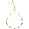 Karma And Luck Careful Alignment In Gold/multicolor