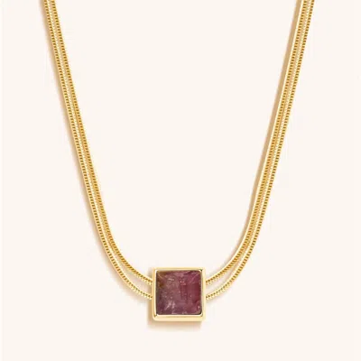 Karma And Luck Charm & Harmonize In Gold/pink