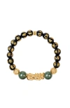 Karma And Luck Cleansed Aura In Black/gold/green