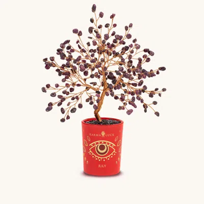Karma And Luck Courageous Heart Ruby July Birthday Tree