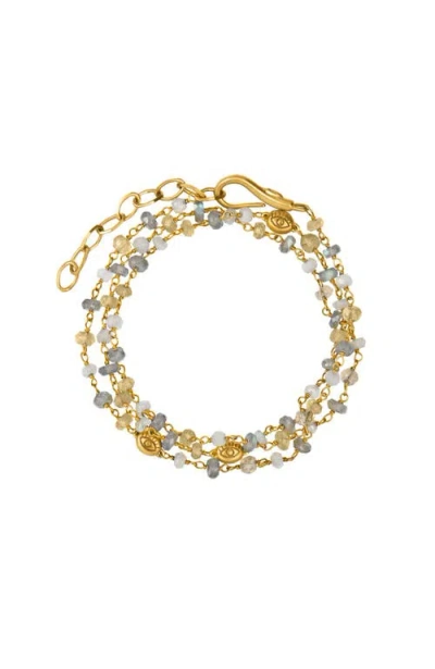 Karma And Luck Divine Happiness In Gold/grey/white