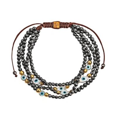 Karma And Luck Energy Amplifier Hamsa Hand Charm Bracelet In Neutral