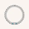 Karma And Luck Enlightened Optimist - "the Sun" Tarot Bracelet In Metallic