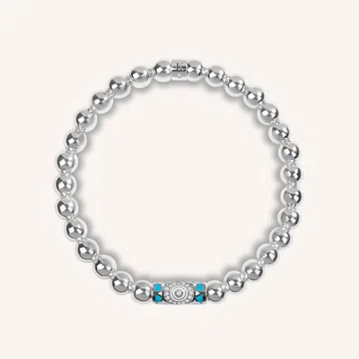 Karma And Luck Enlightened Optimist - "the Sun" Tarot Bracelet In Metallic