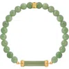 Karma And Luck Eternal Dawn Jade Serenity Bracelet In Green