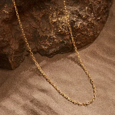 Karma And Luck Everlasting Vow Men's Gold Necklace