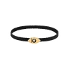 Karma And Luck Evil Eye Black String Bracelet In Black