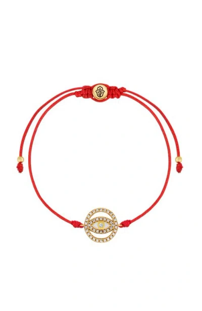 Karma And Luck Evil Eye Red String Charm Adjustable Bracelet Guardian Spark