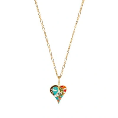 Karma And Luck Expansive Love Heart Charm Necklace