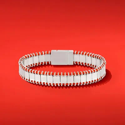 Karma And Luck Fortune's Favorite - Magnetic Red Bracelet Medium In Metallic