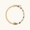 Karma And Luck Graceful Intellectual Gemini Emerald Bracelet