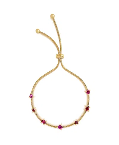 Karma And Luck Harmonized Glow Bolo Chakra Bracelet In Gold