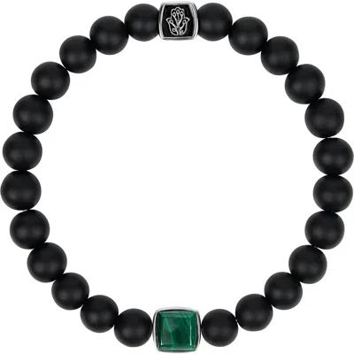 Karma And Luck Honest & Bright Malachite Hamsa Gold Necklace