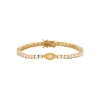 Karma And Luck Hopeful Abundance Evil Eye Tennis Bracelet