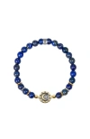 Karma And Luck Illuminating Energy In Blue/gold/silver