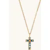 Karma And Luck Infinite Trust Cross Charm Necklace
