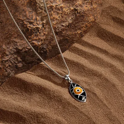 Karma And Luck Inner Resilience - Evil Eye Necklace In Gold
