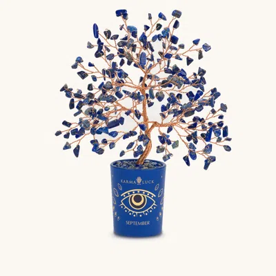 KARMA AND LUCK INTUITIVE CHARM LAPIS SEPTEMBER BIRTHDAY TREE
