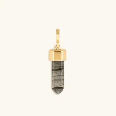 Karma And Luck Iridescent Intuition - Labradorite Pointer Charm
