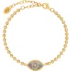 Karma And Luck Lucky Charisma Evil Eye Mother Of Pearl Bracelet