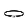 Karma And Luck Men's Black / Silver Opulent Security Men's Evil Eye Black String Bracelet