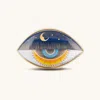 Karma And Luck Nocturnal Peace - Evil Eye Ceramic Statue
