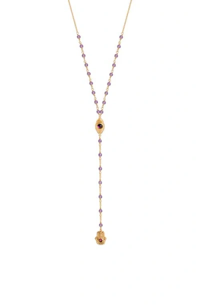 Karma And Luck Peace Of Spirit In Gold/purple