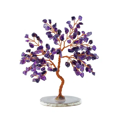 Karma And Luck Pink / Purple Oasis - Amethyst Feng Shui Tree