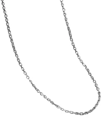 Karma And Luck Plated Chain Necklace In Metallic